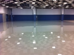 transparent resin floor