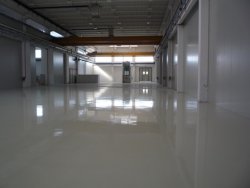 floor at the warehouse